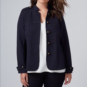 Lane Bryant French Terry Military Jacket